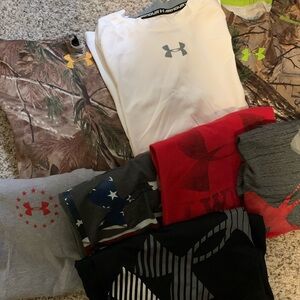 YL UA shirts lot#15